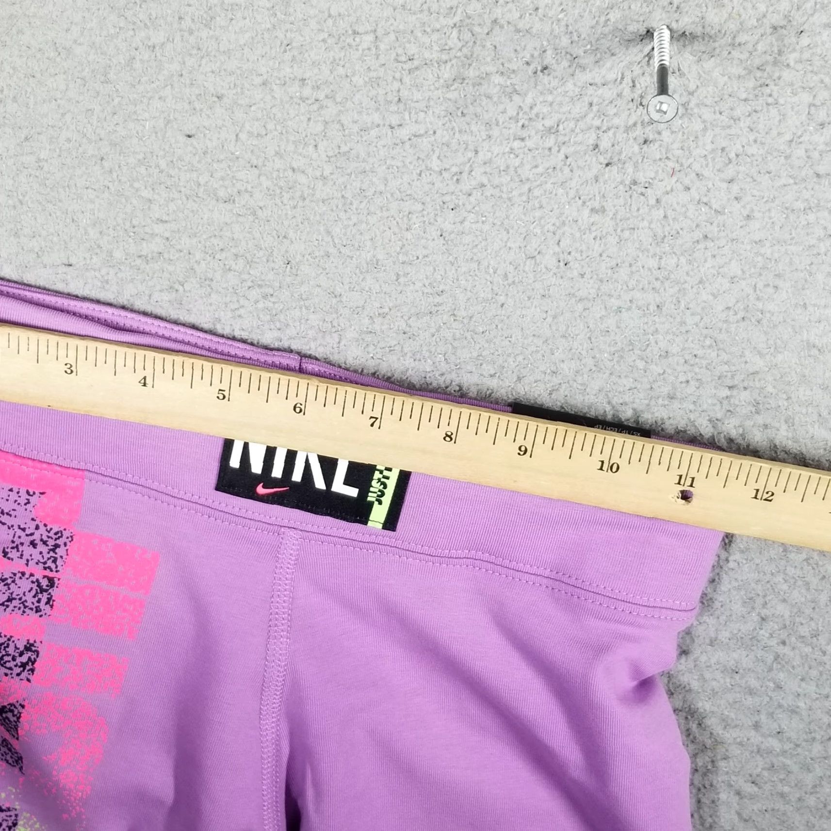 Nike Nike Biker Shorts Womens XS Tight Fit Just Do It DM7989-591 Athletic Workout Size 26" / US 2 / IT 38 - 4 Thumbnail