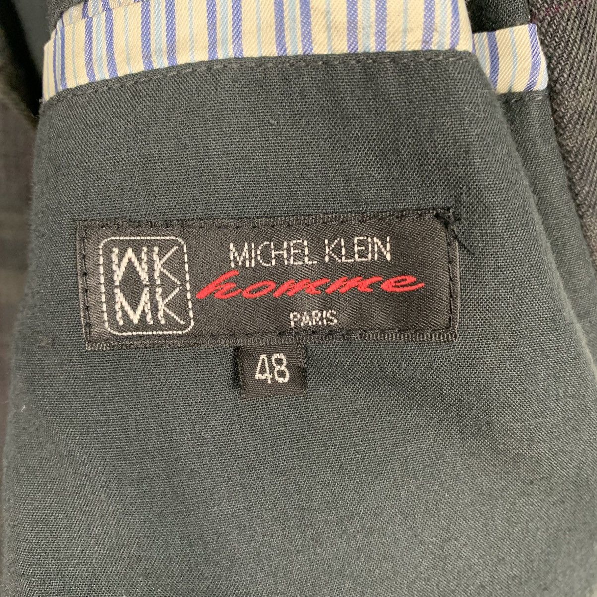 Michel Klein Michel Klein Homme Paris Tartan Double Breasted Coat Size US M / EU 48-50 / 2 - 16 Thumbnail