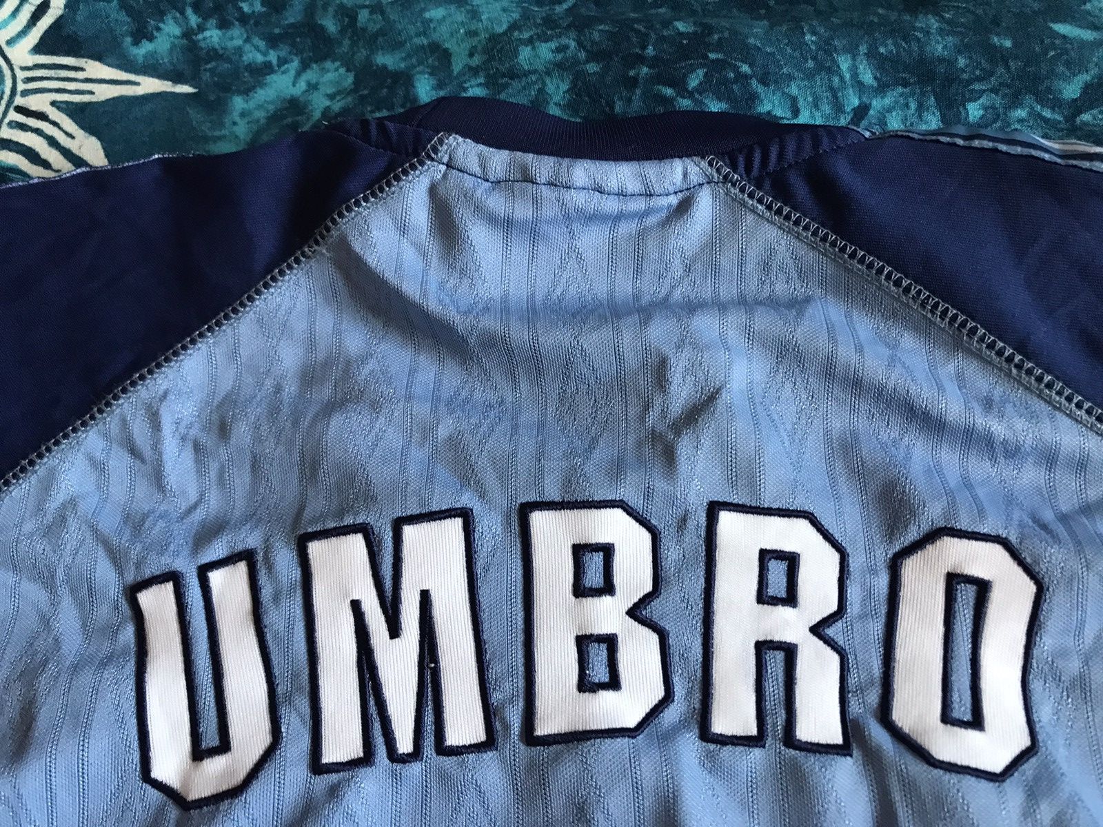 Vintage Vintage Umbro Big Logo Shirt Soccer Jersey Football Size US XL / EU 56 / 4 - 23 Thumbnail