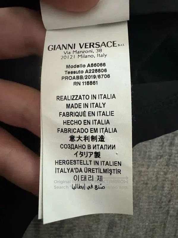 Versace Versace Black Embroidered Medusa T-shirt . Size US L / EU 52-54 / 3 - 5 Thumbnail