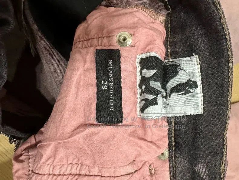Rick Owens Rick Owens Pink stitching micro horn brushed wax jeans. Size US 32 / EU 48 - 5 Thumbnail