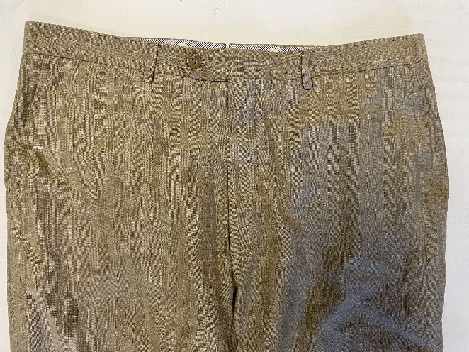 Luciano Barbera Luxurious Quad-blend Flat Front Trouser Size US 34 / EU 50 - 4 Thumbnail