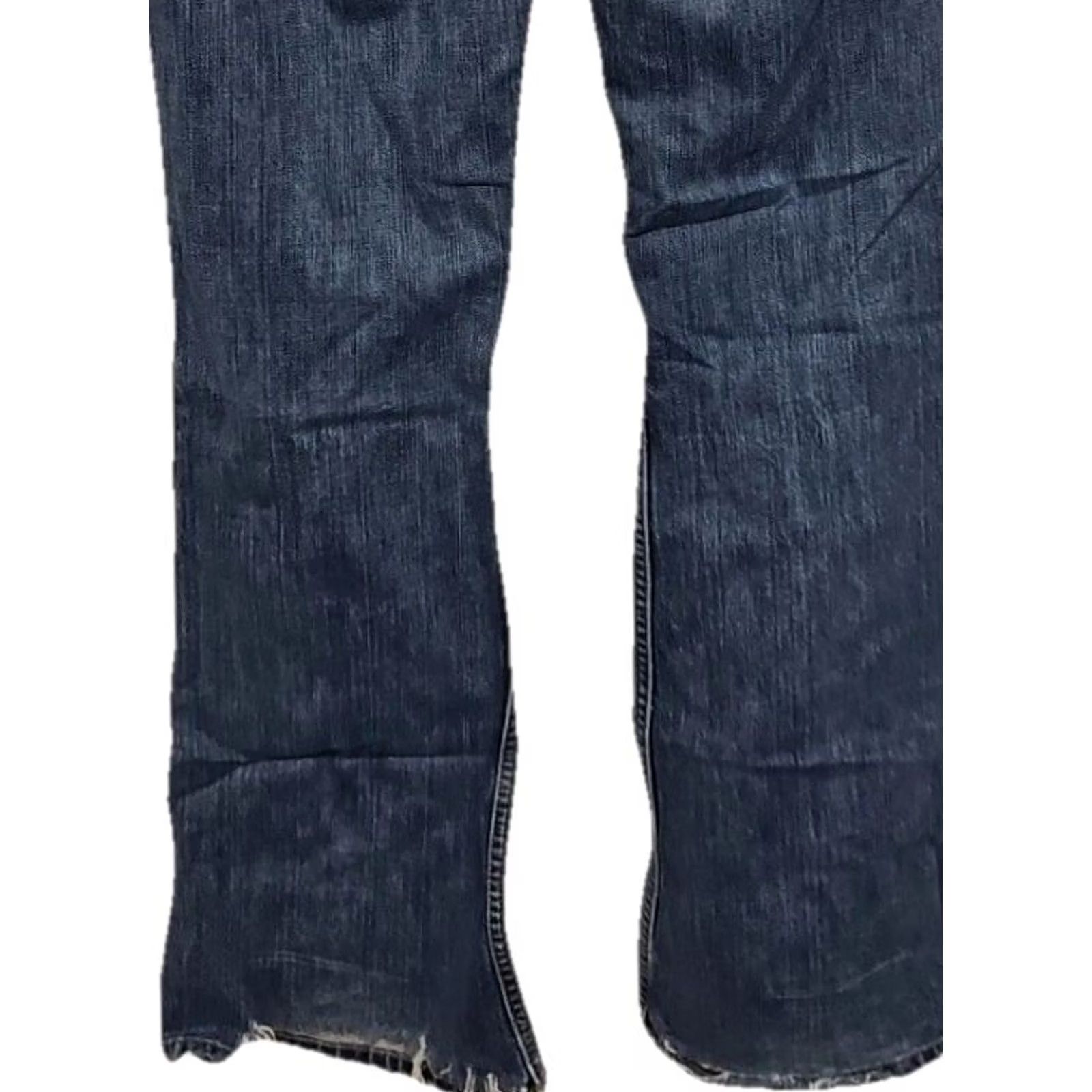 BKE VINTAGE BKE Sabrina Jeans Low Rise Bootcut Jeans Women 26 Blue Distressed Stretch 2000s Y2K Women’s Jeans Size 26" / US 2 / IT 38 - 7 Thumbnail