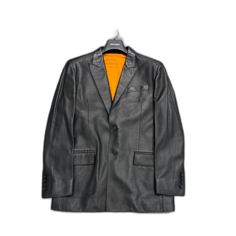 Givenchy Givenchy Givenchy Leather Blazer Jacket Size 50 -2507 Size US L / EU 52-54 / 3 - 1 Thumbnail