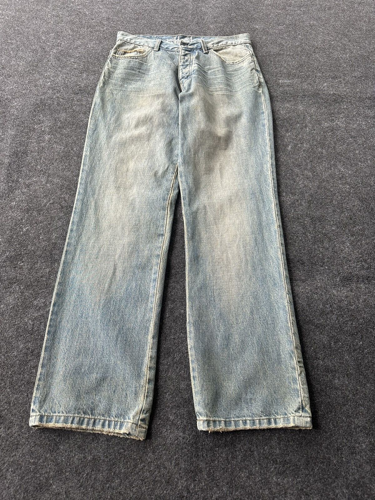 Billabong Vintage Light Blue Faded Washed Denim D192