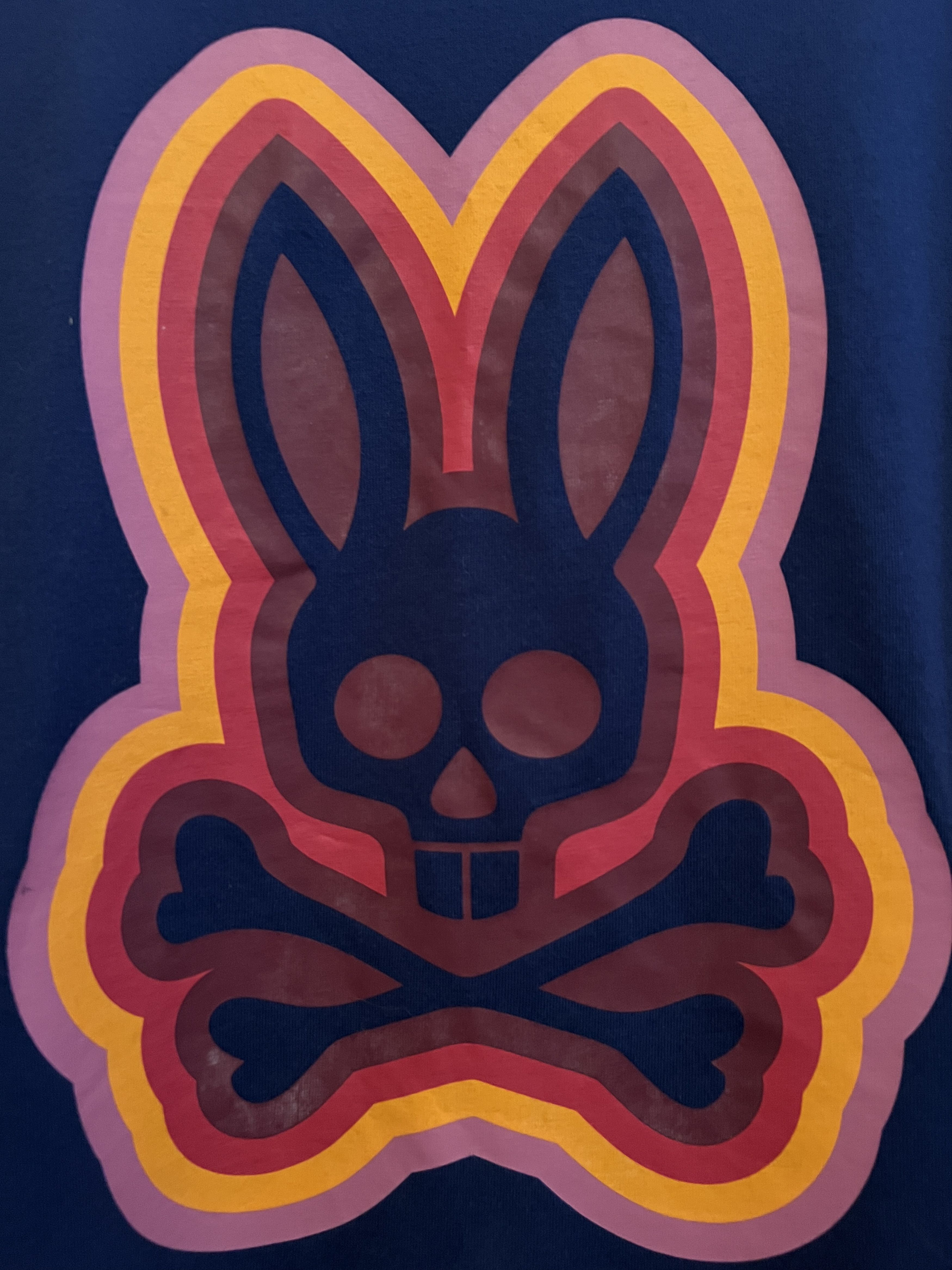 Psycho Bunny Psycho Bunny Men's T-Shirt 100% Pima Cotton Navy Blue Size US L / EU 52-54 / 3 - 2 Thumbnail