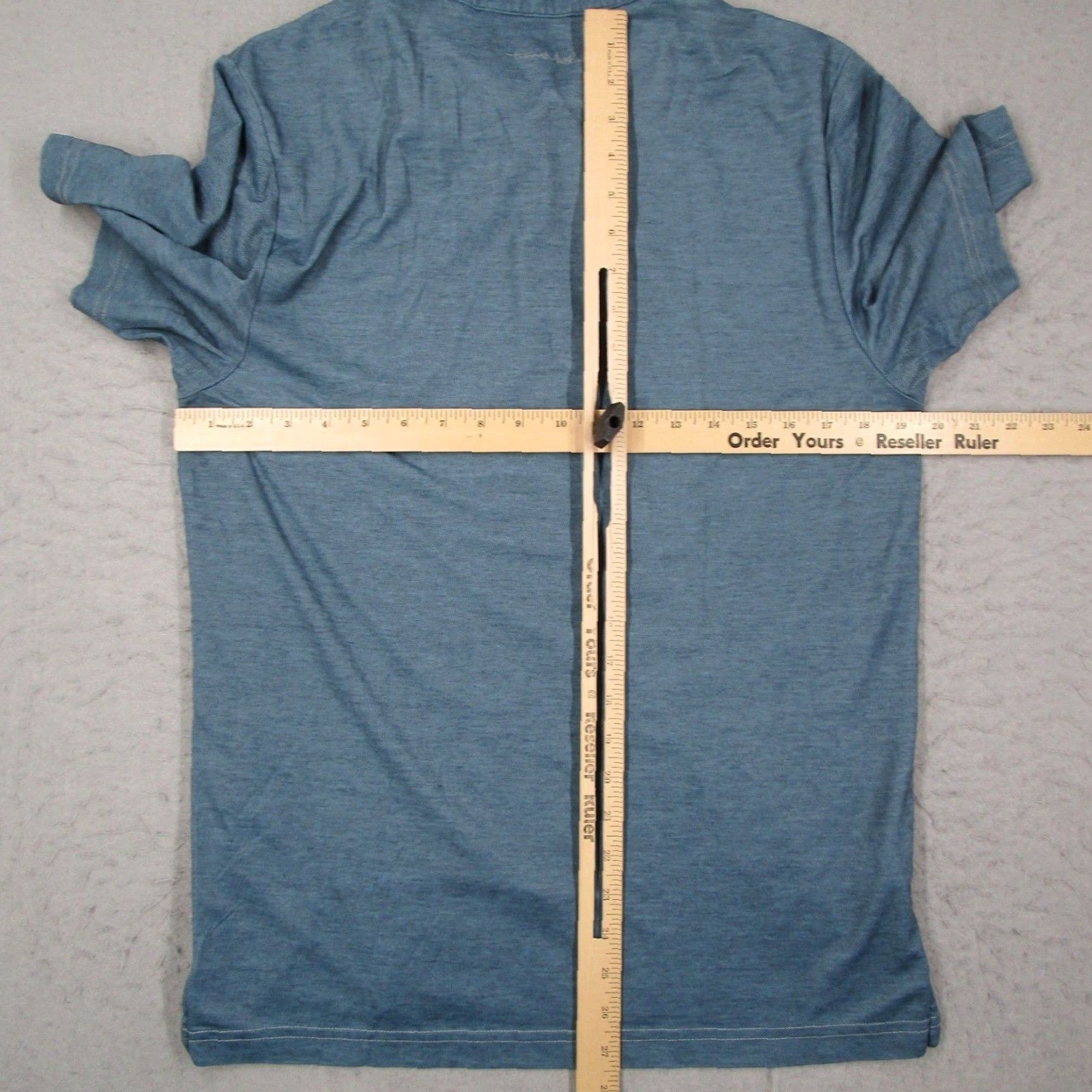 TravisMathew Travis Mathew Polo Shirt Mens Blue Heather Pima Cotton Blend Short Sleeve Size M Size US M / EU 48-50 / 2 - 5 Thumbnail