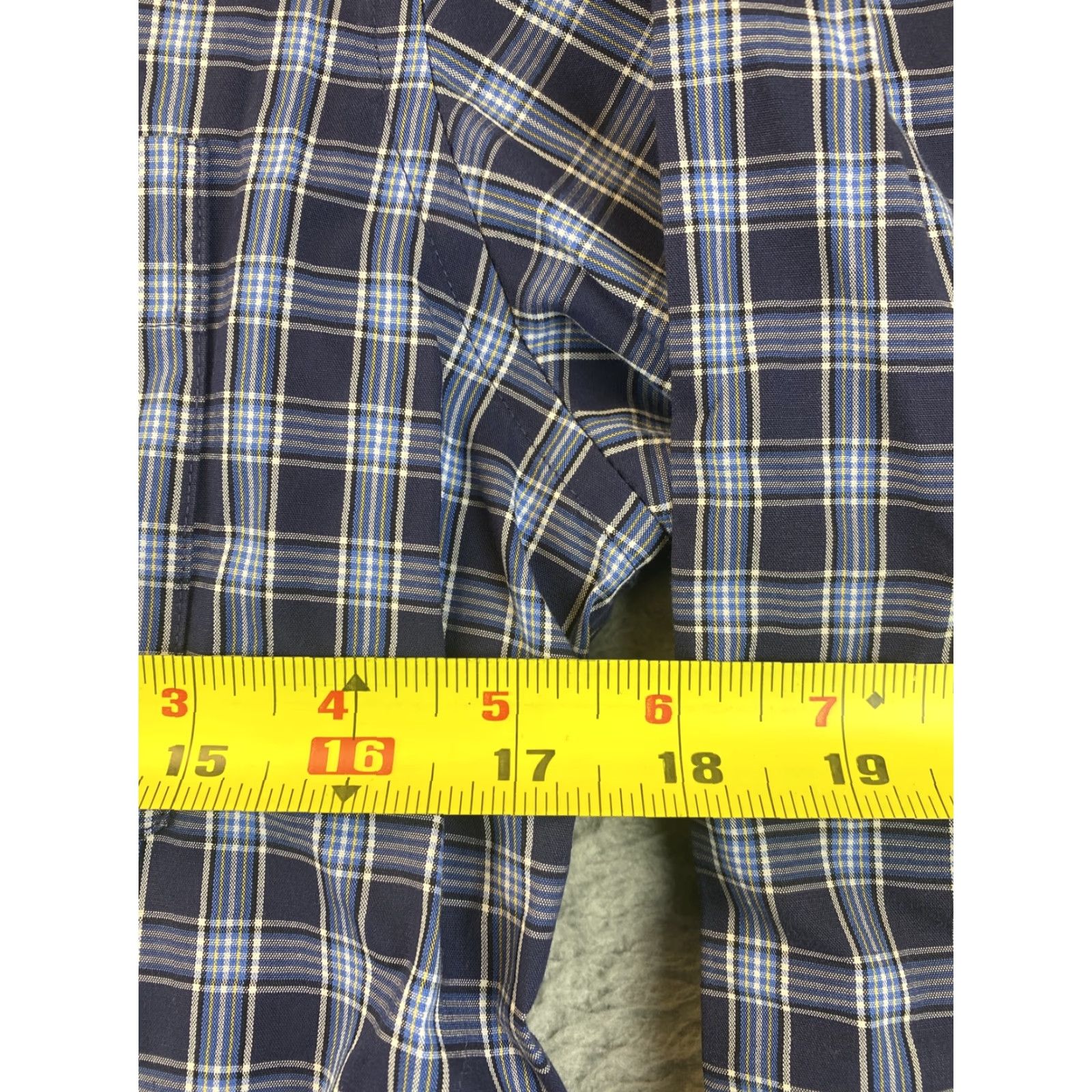Nautica Nautica Dress Shirt Men Blue Cotton Long Sleeve Small S Check 14.5 Point Collar Barrel Cuff Regular Size Country-Region of Manufacture: China Size 36R - 7 Thumbnail