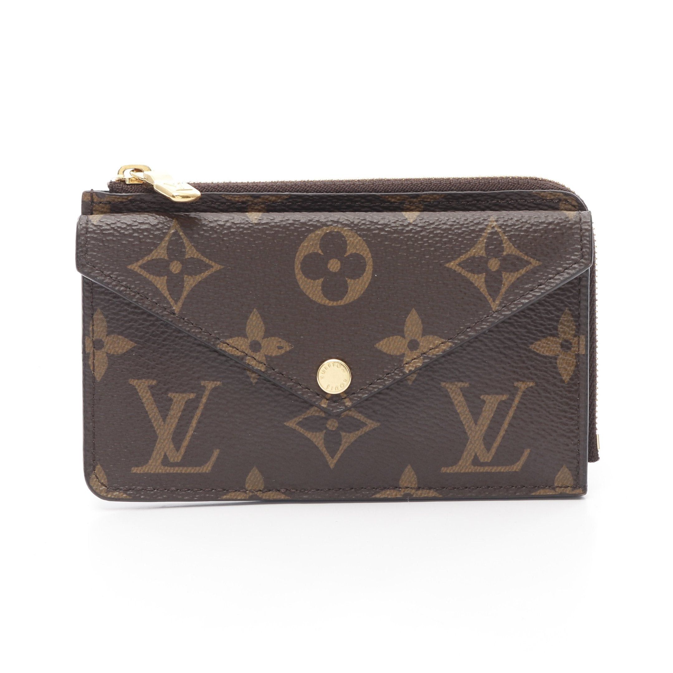 Louis Vuitton Louis Vuitton Porto Cult Recto Verso Monogram Noir Coin Purse Brown With Key Ring Size ONE SIZE - 1 Thumbnail
