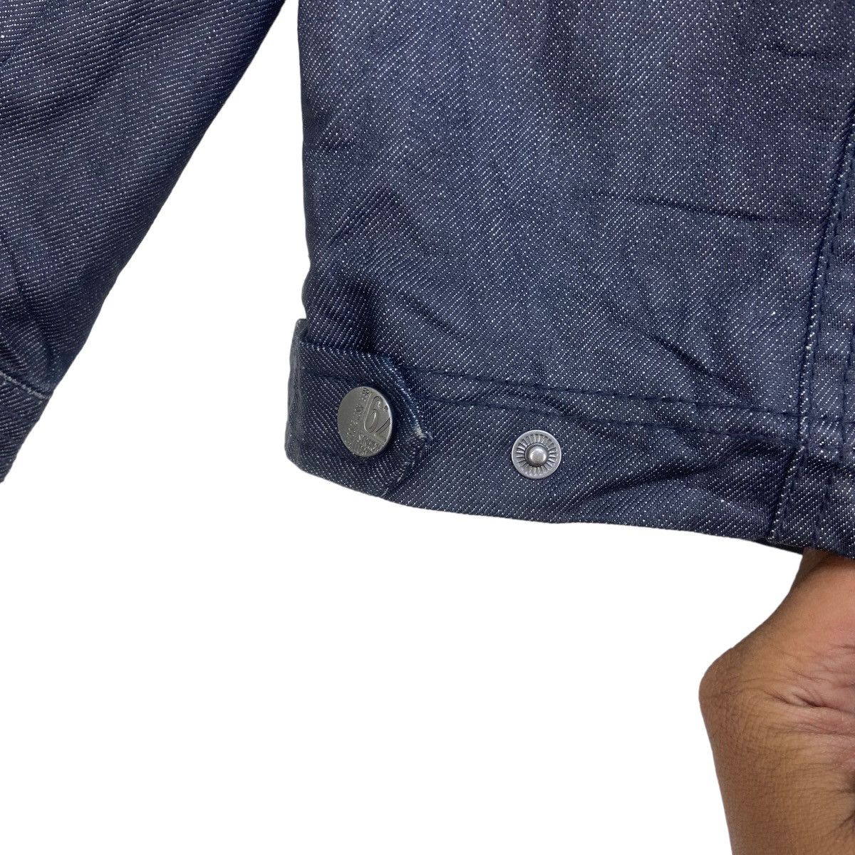 Japanese Brand × WE Fashion We Fashion Biker Soft Denim Holmes Jacket Size US M / EU 48-50 / 2 - 10 Thumbnail
