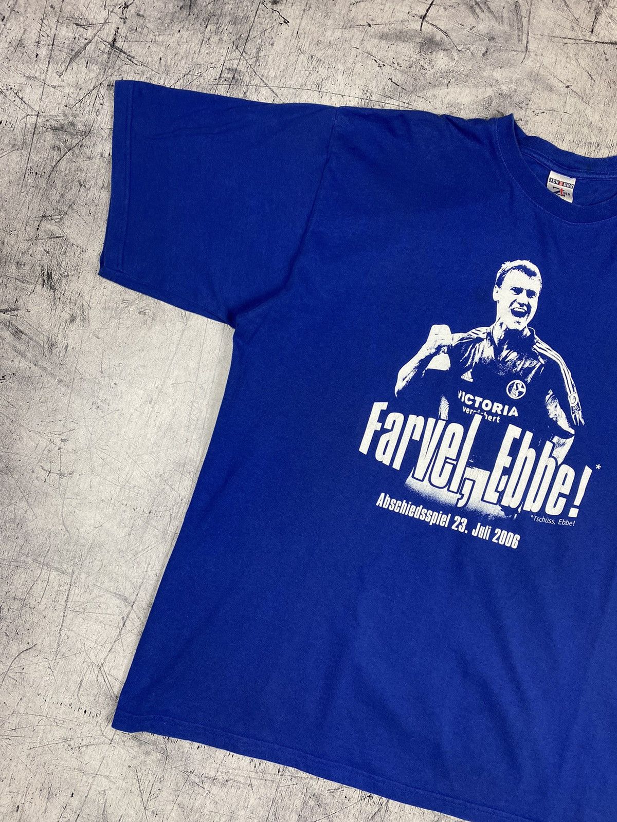 Vintage Vintage FC Schalke Victoria Ebbe Sand Abschiedsspiel 2006 Size US XXL / EU 58 / 5 - 4 Thumbnail
