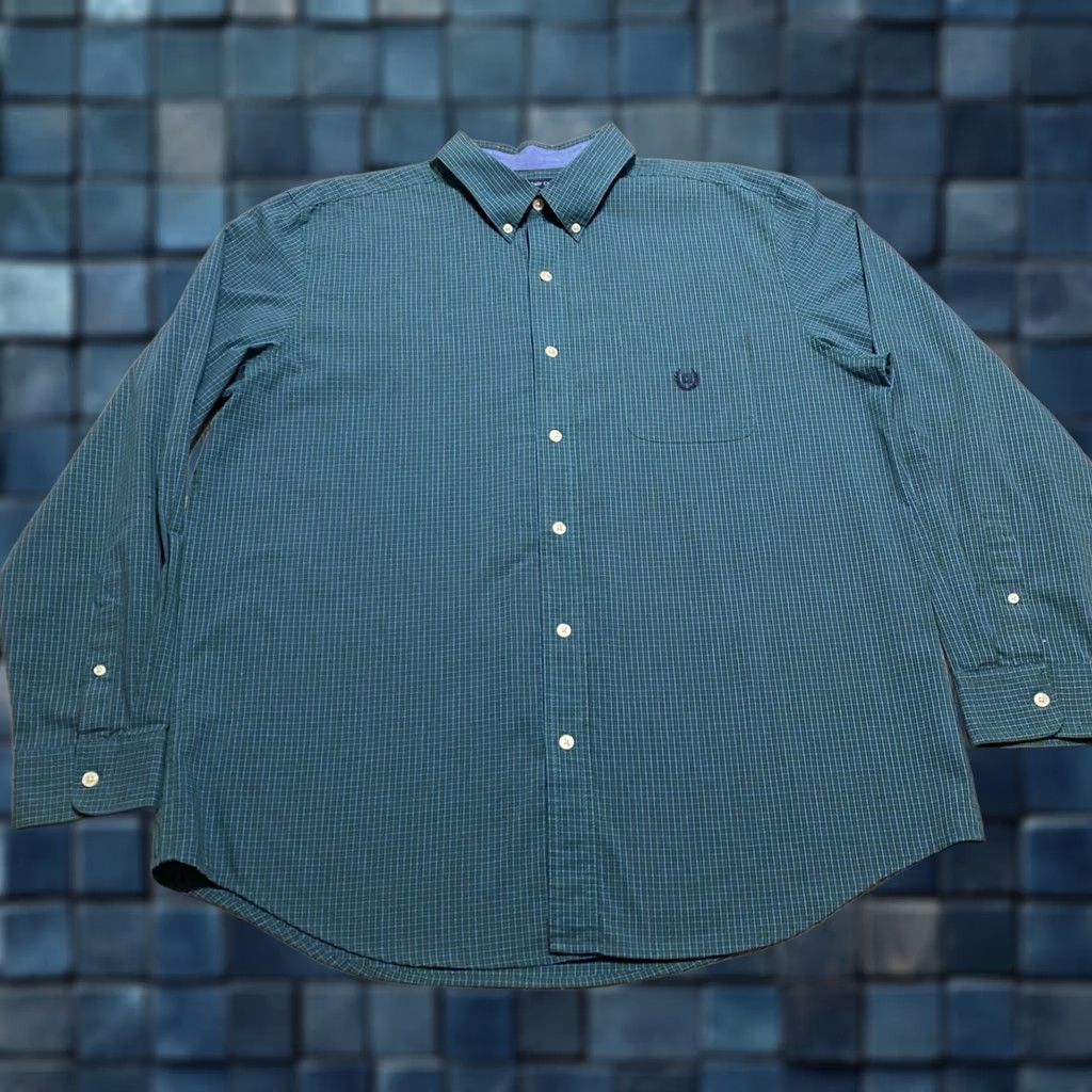 Chaps Chaps Ralph Lauren Mens XL Shirt Multicolor Plaid Check Long Sleeve Button-Down Shirt Size US XL / EU 56 / 4 - 1 Thumbnail