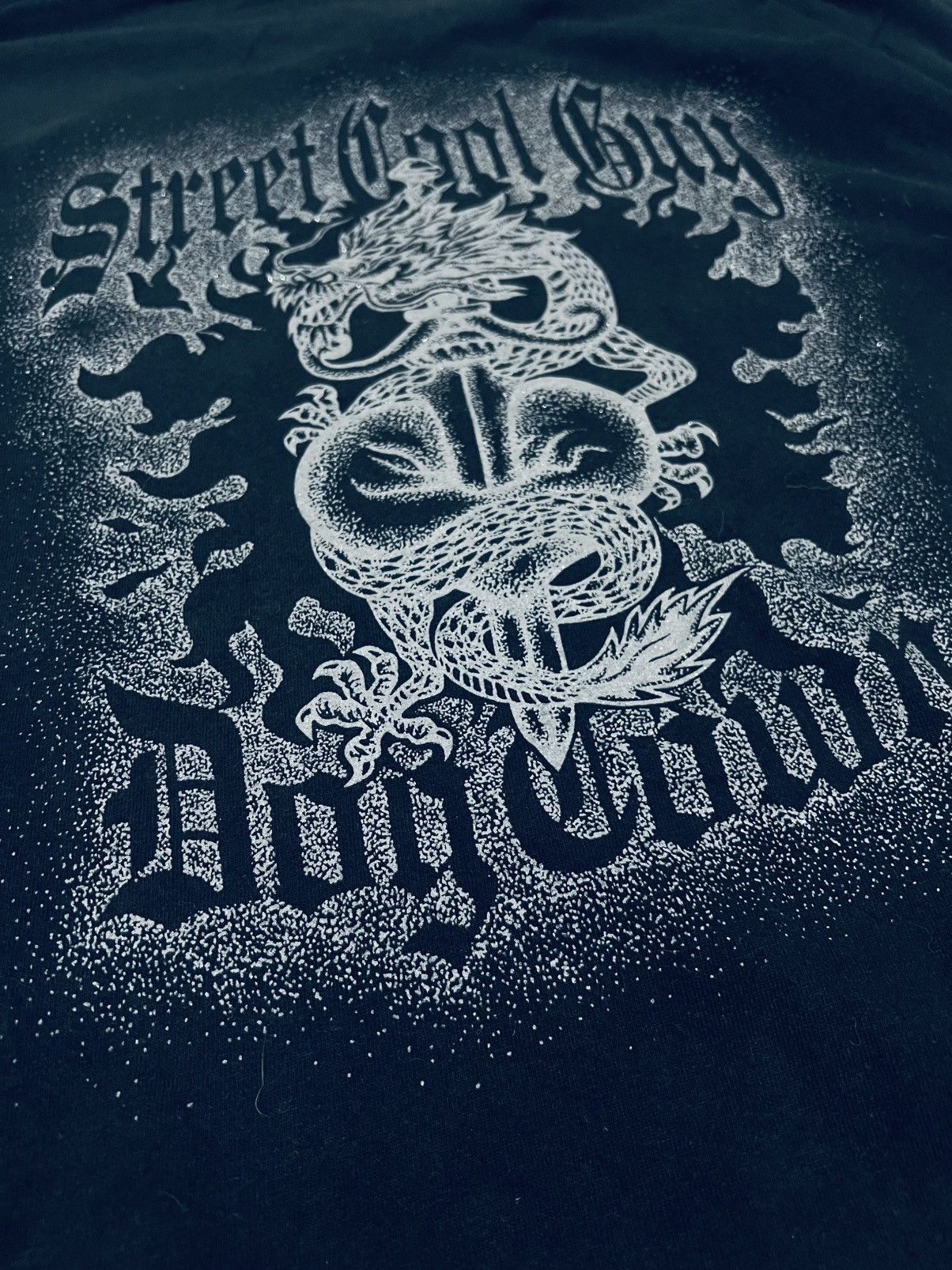 Vintage 90s Dogtown Street Cool Guy Dragon Tee
