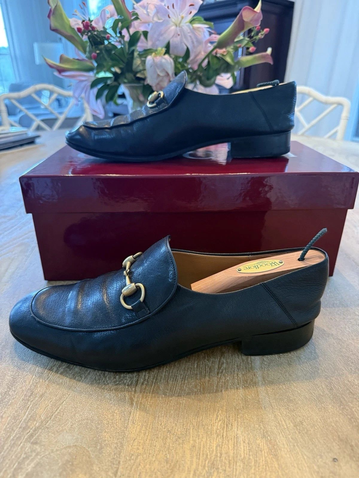 Gucci Gucci Horsebit Loafers Black 10 Snaffle Bit Monogram Size US 10 / EU 43 - 3 Thumbnail