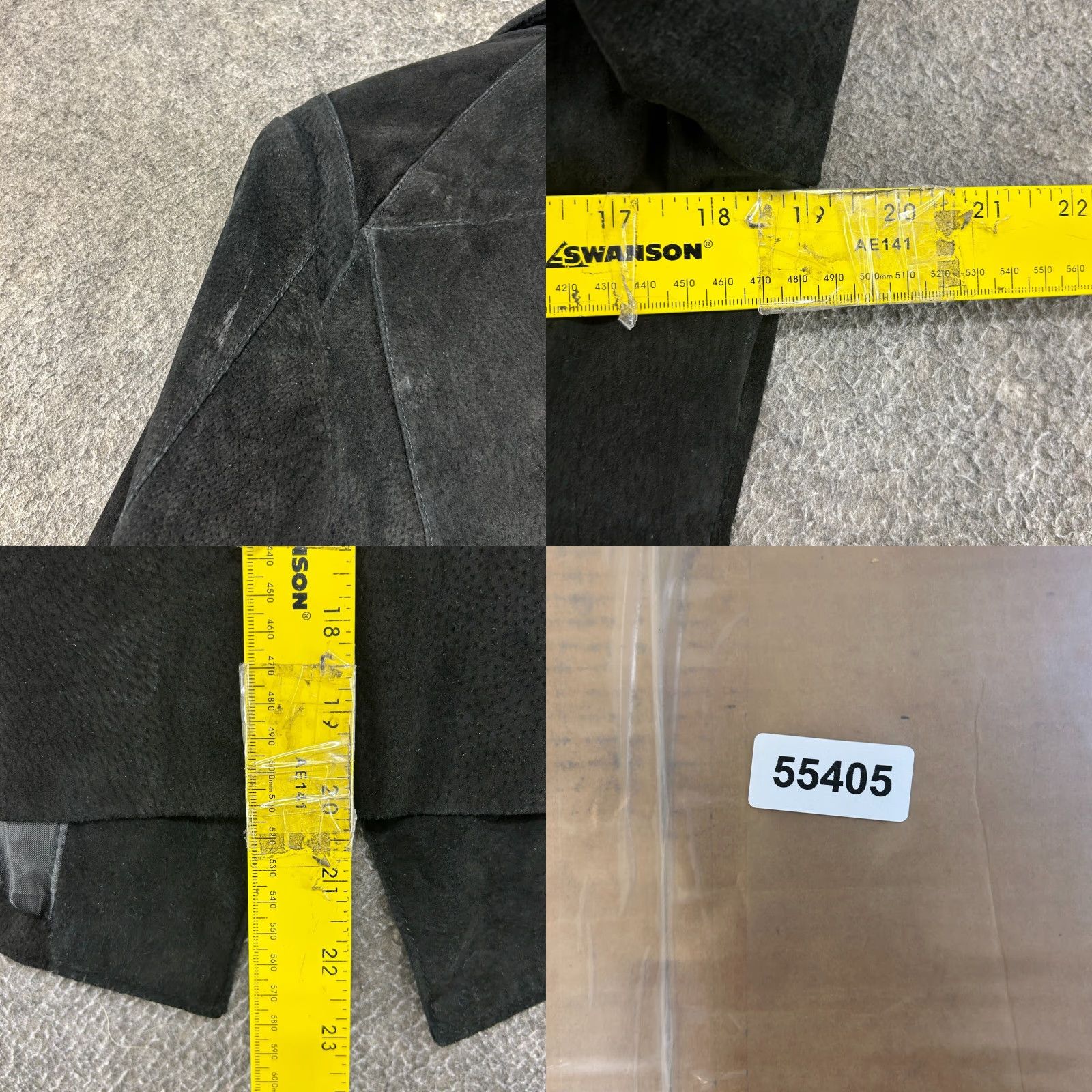 Vintage VINTAGE Leather King Jacket Womens XL Black Real Suede Genuine Single Breasted Crop Coat Size XL / US 12-14 / IT 48-50 - 9 Thumbnail