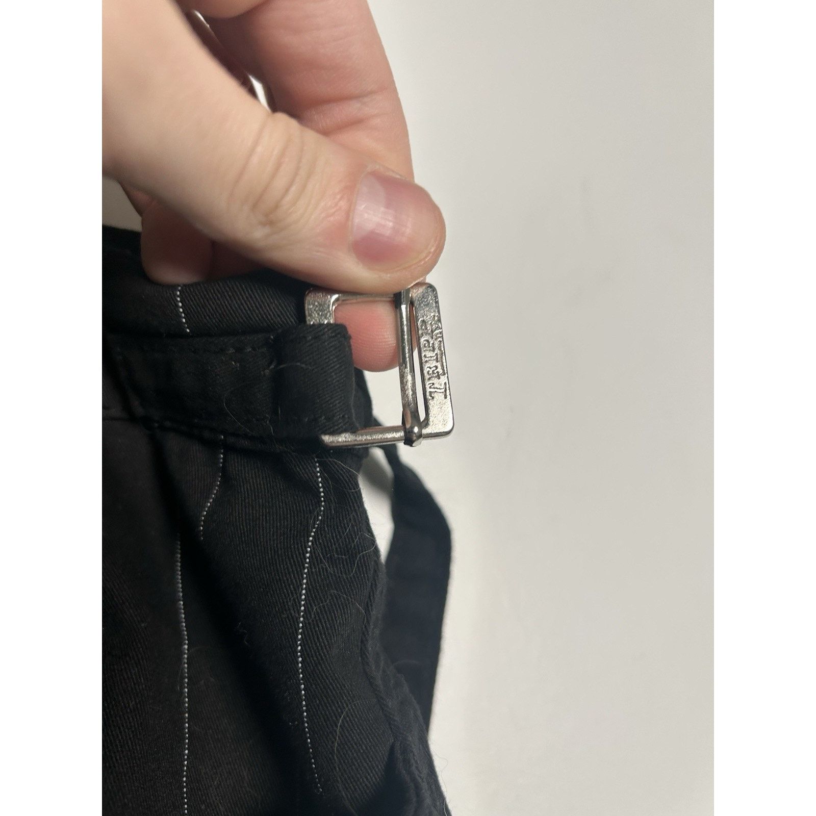 Tripp NYC Tripp NYC Godfather Chain Stripe Pants In White/ Black Large Size 36" / US 14 / IT 50 - 10 Thumbnail