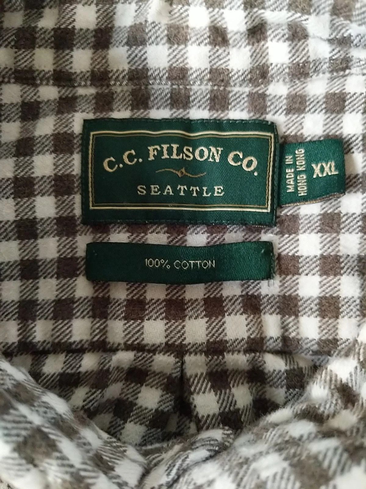 Filson C.C. Filson Seattle Shirt Plaid Cotton Long Sleeve Button Up Size US XXL / EU 58 / 5 - 4 Thumbnail