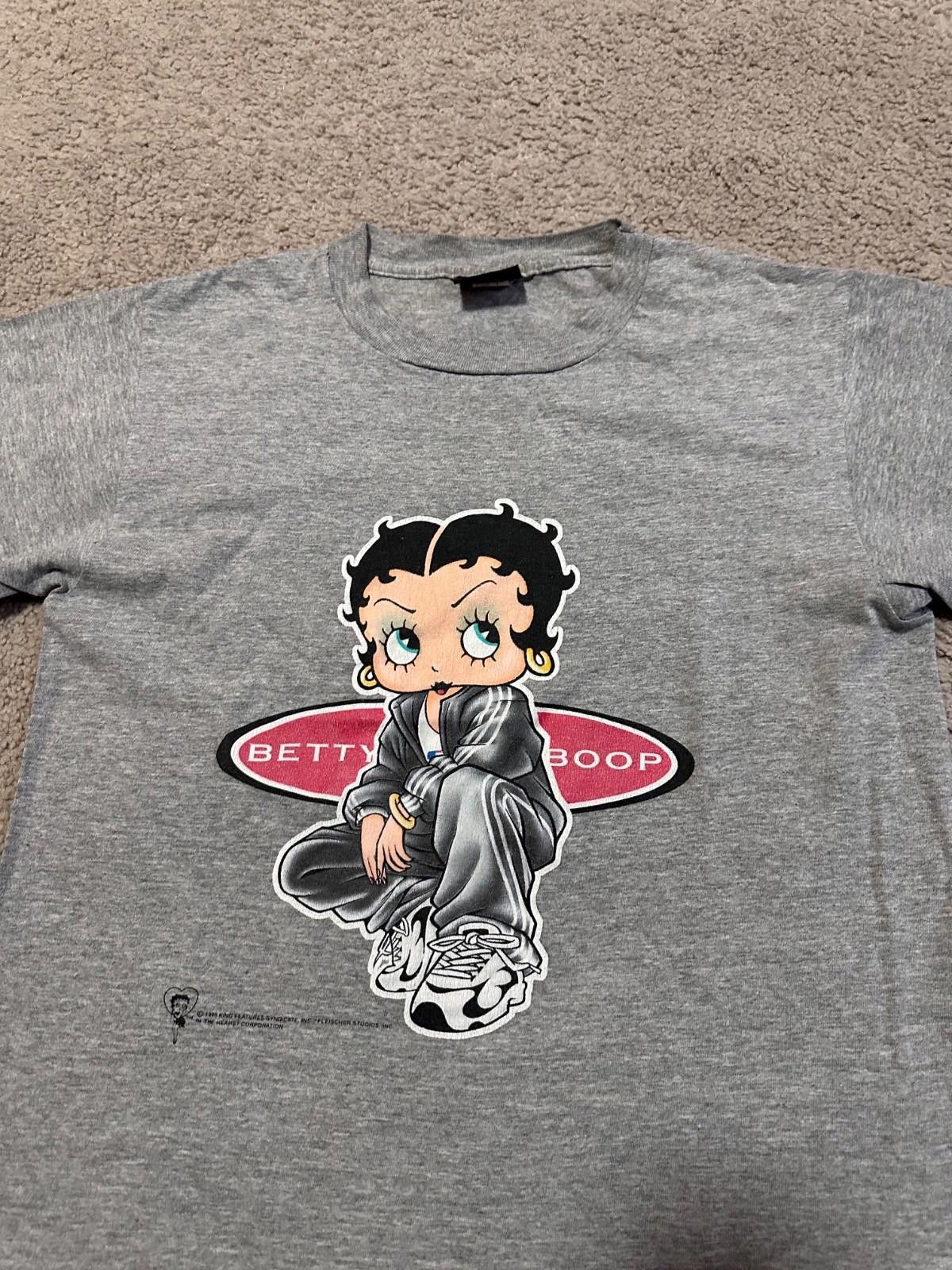 The Unbranded Brand VINTAGE 1998 BETTY BOOP Print T-shirt Sz M Size US M / EU 48-50 / 2 - 3 Thumbnail
