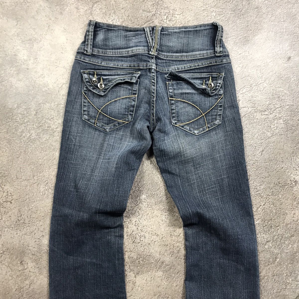 Japanese Brand Vintage Faded Japan 90s Distressed Denim Jeans Spring Pants Size 25" / US 0 / IT 36 - 5 Thumbnail