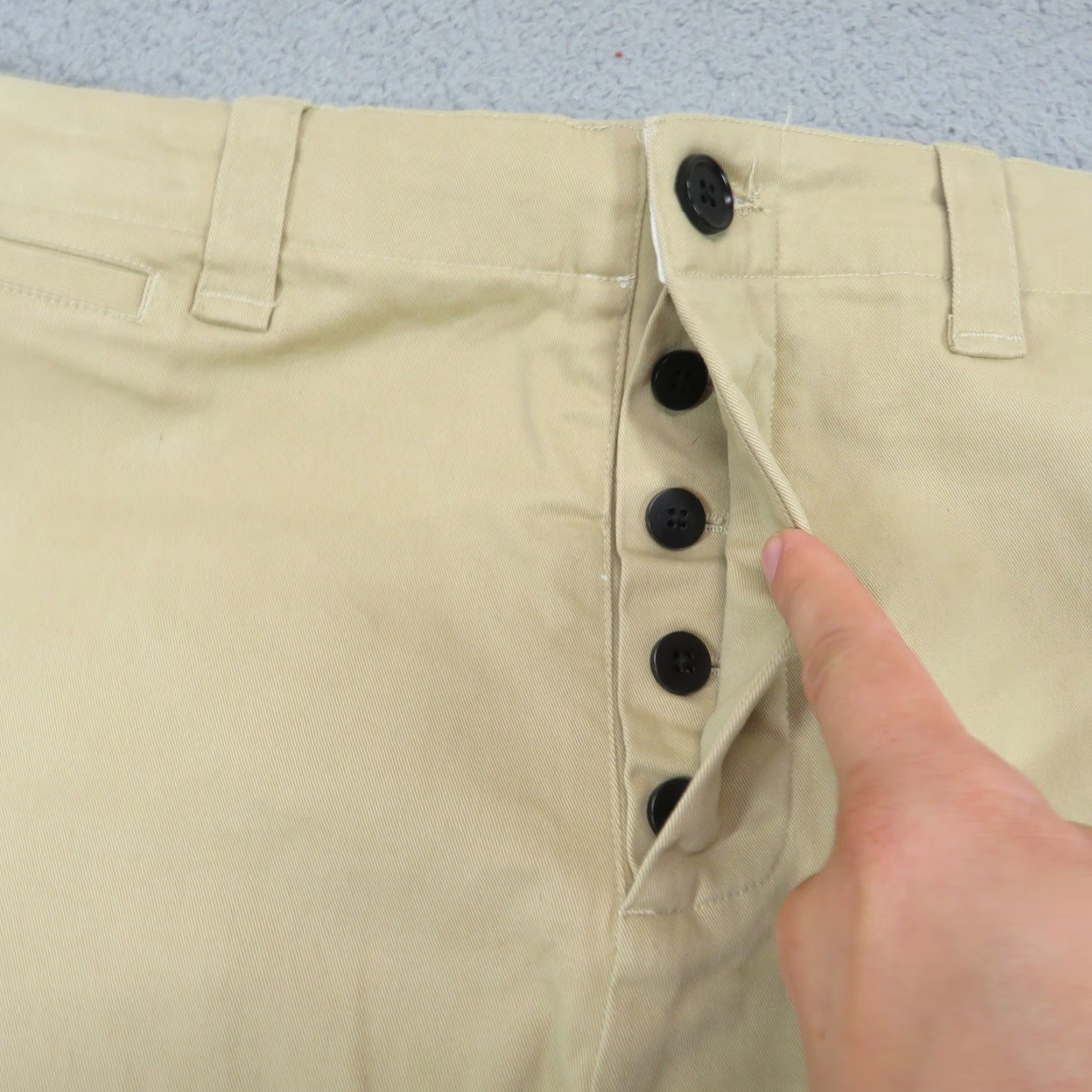Allsaints VINTAGE All Saints Pants Mens 36x30 Slim Fit Khaki Verne Chino Stretch 5 Pocket Trousers Size US 36 / EU 52 - 6 Thumbnail