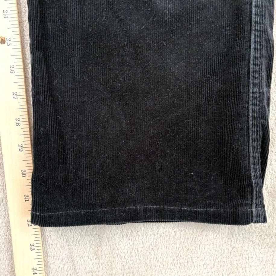 Polo Ralph Lauren VINTAGE Ralph Lauren Sport Pants Women 12 Black Corduroy Straight Leg Dress Pants 90s Women Mens Women? Size 34" / US 12 / IT 48 - 6 Thumbnail