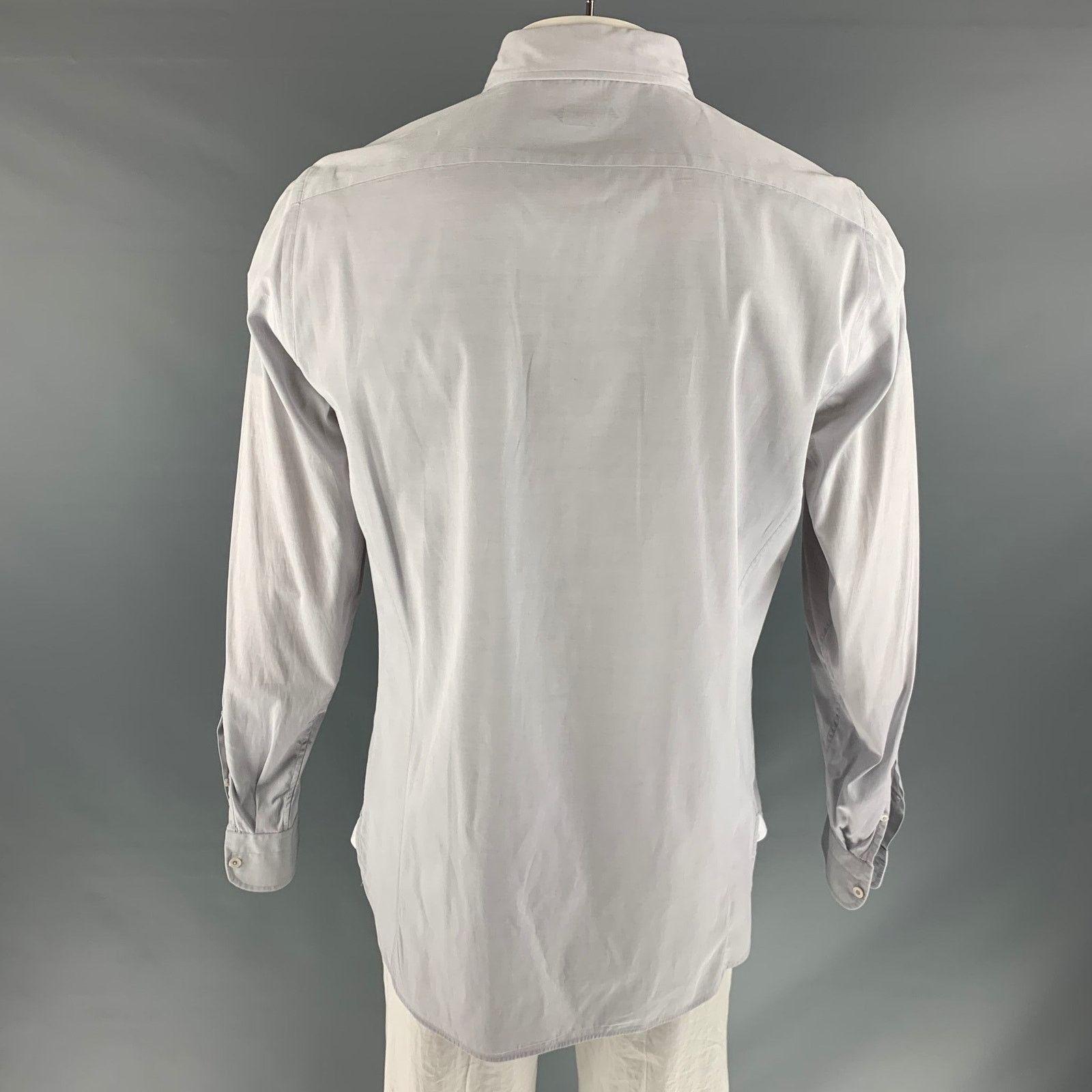 Tom Ford TOM FORD Size XL Grey Cotton Long Sleeve Shirt Size US XL / EU 56 / 4 - 3 Thumbnail