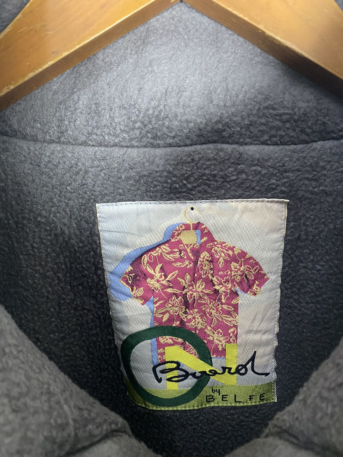 Japanese Brand Rare‼️ Belfe & belfe Jacket Big Logo Hoodie Made in Japan Size US M / EU 48-50 / 2 - 8 Thumbnail