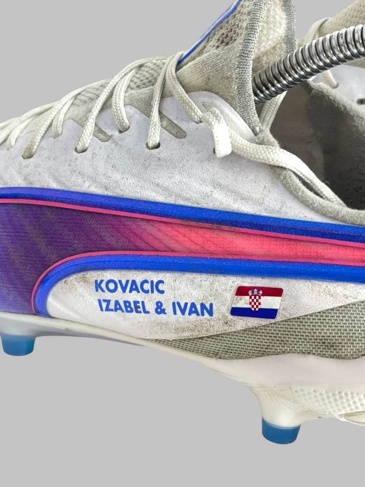 Puma #8 Mateo Kovacic Puma King MxSG Football Boots Match Worn Size US 9 / EU 42 - 15 Thumbnail