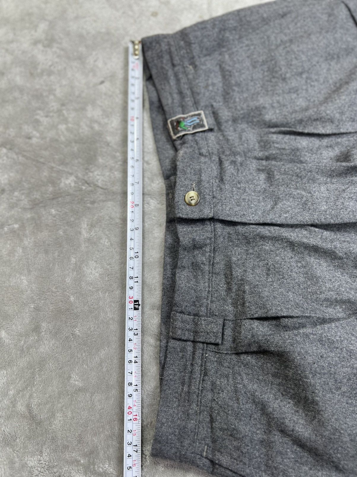 Levi's Vintage Clothing Vintage 1990s Levi’s Made in Italy Wool Blend Grey Wide Leg Size US 34 / EU 50 - 10 Thumbnail