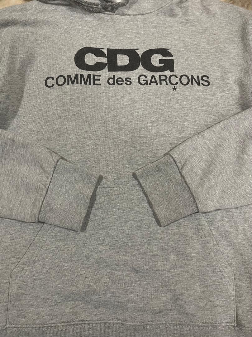 CDG by Comme des Garcons AD2019 Comme Des Garcons CDG Grey Hoodie Size US XL / EU 56 / 4 - 3 Thumbnail