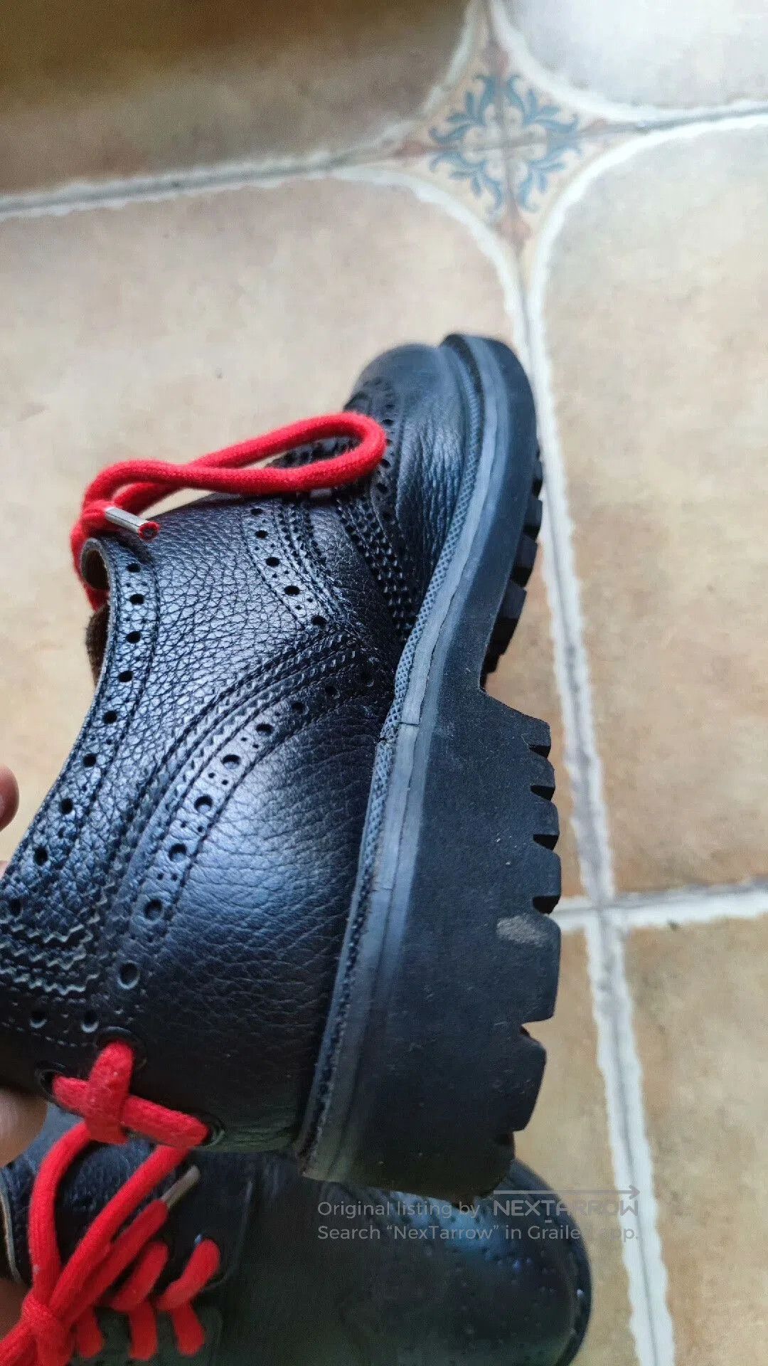 Givenchy Givenchy Black Red Derby Shoes. Size US 6 / EU 39 - 4 Thumbnail