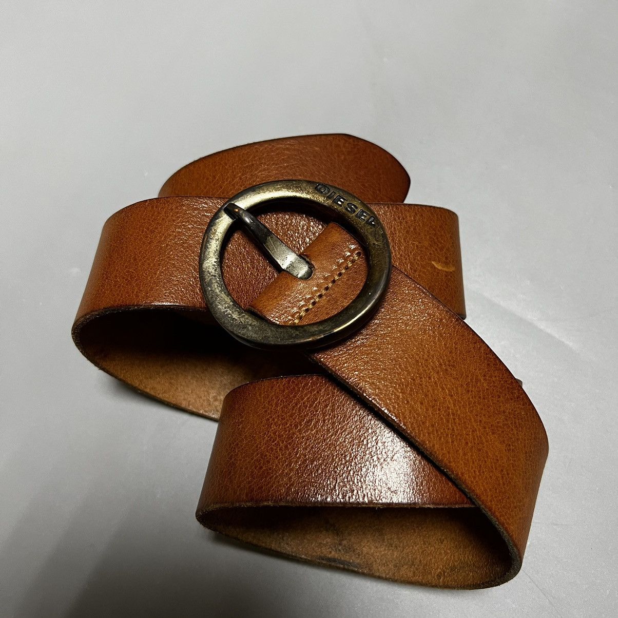 Diesel Vintage Diesel Leather old Belt Size ONE SIZE - 3 Thumbnail