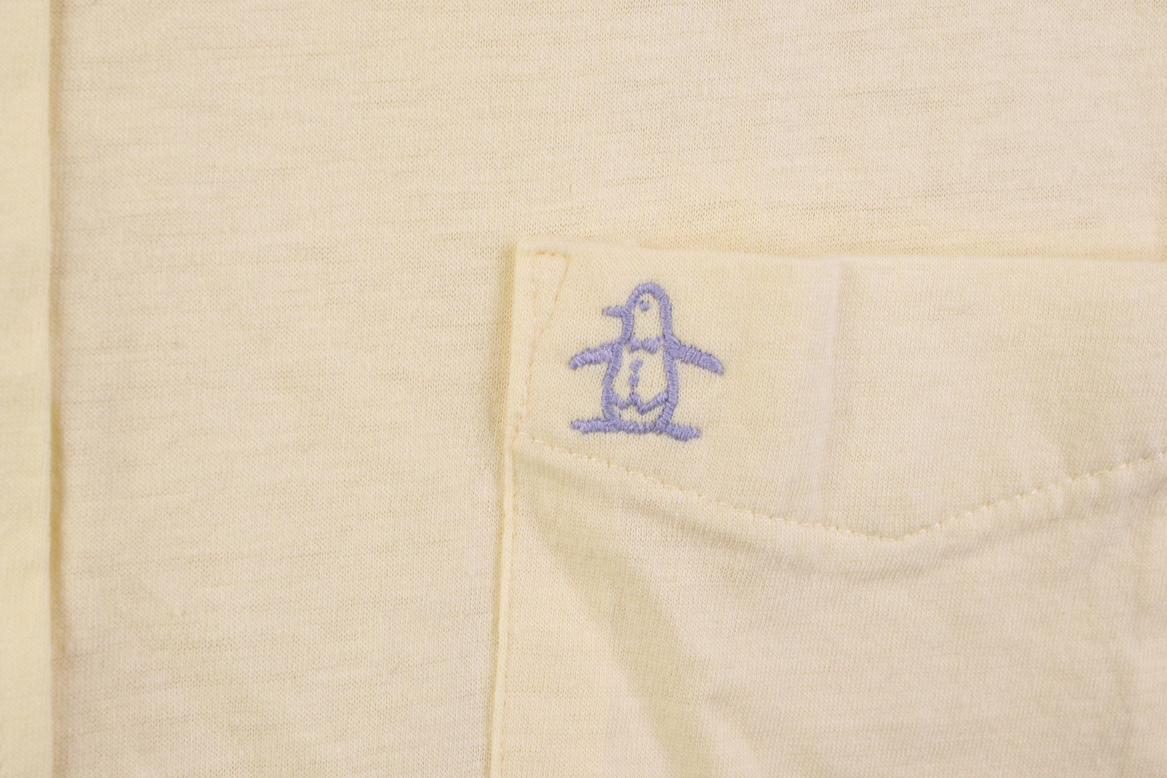 Vintage Vintage 80s Streetwear Collared Golf Polo Shirt Yellow USA Size US M / EU 48-50 / 2 - 4 Thumbnail