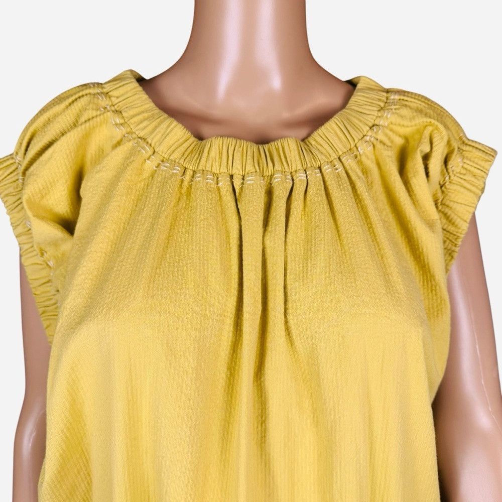 Free People NWT New $148 Free People Siegel Mini Pampas Yellow Dress Si Size S / US 4 / IT 40 - 4 Thumbnail