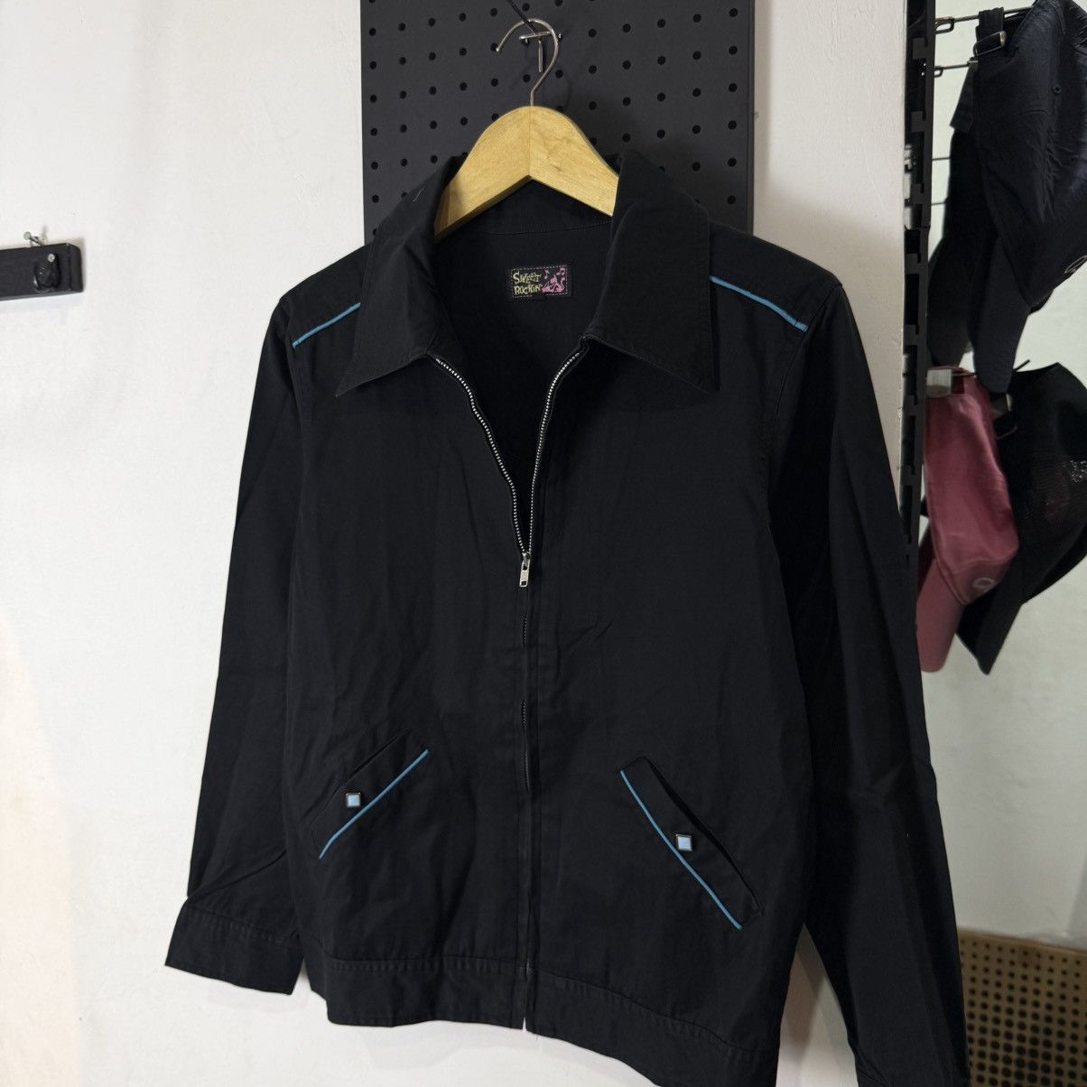 Japanese Brand Good rockin sweet zip jacket black not needles Size M / US 6-8 / IT 42-44 - 4 Thumbnail