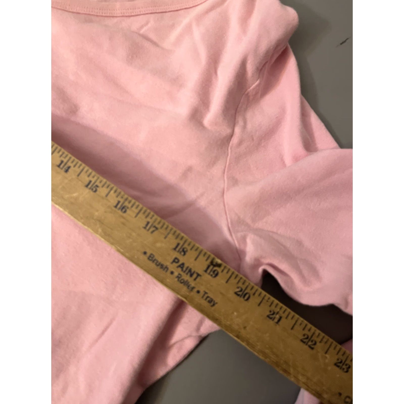 Vintage Sonoma Intimates Top Long Sleeve V Neck Pink Size 1X Size XL / US 12-14 / IT 48-50 - 5 Thumbnail