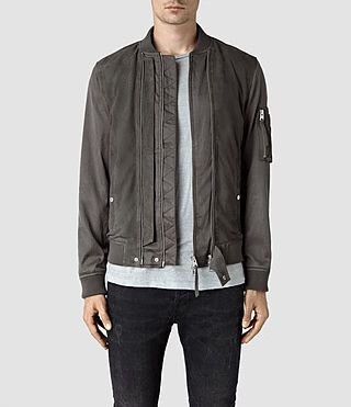 Saint Laurent Paris AllSaints Men's Suede Bomber Jacket Size US L / EU 52-54 / 3 - 1 Thumbnail