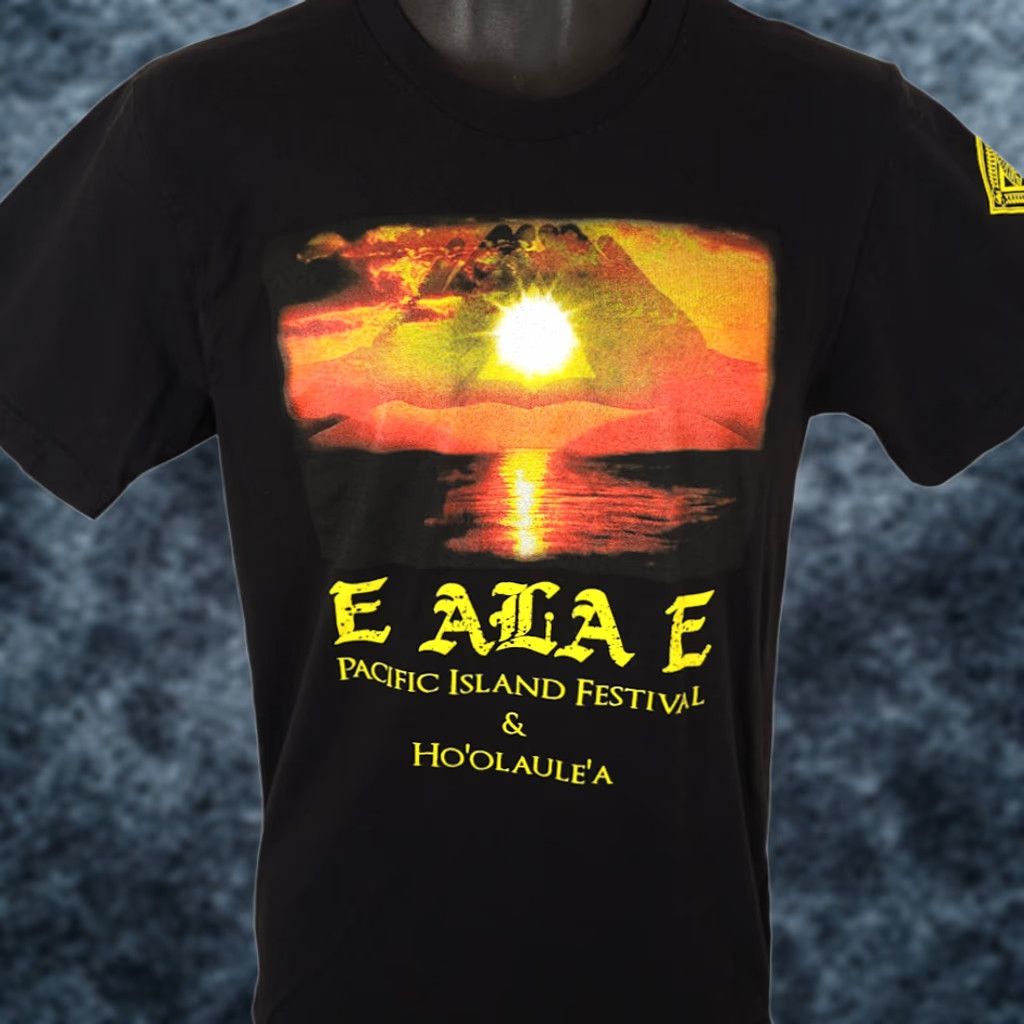 American Apparel E Ala E Pacific Island Festival T Shirt Mens Size Small Black Hoolaulea Hawaiian Size US S / EU 44-46 / 1 - 1 Thumbnail
