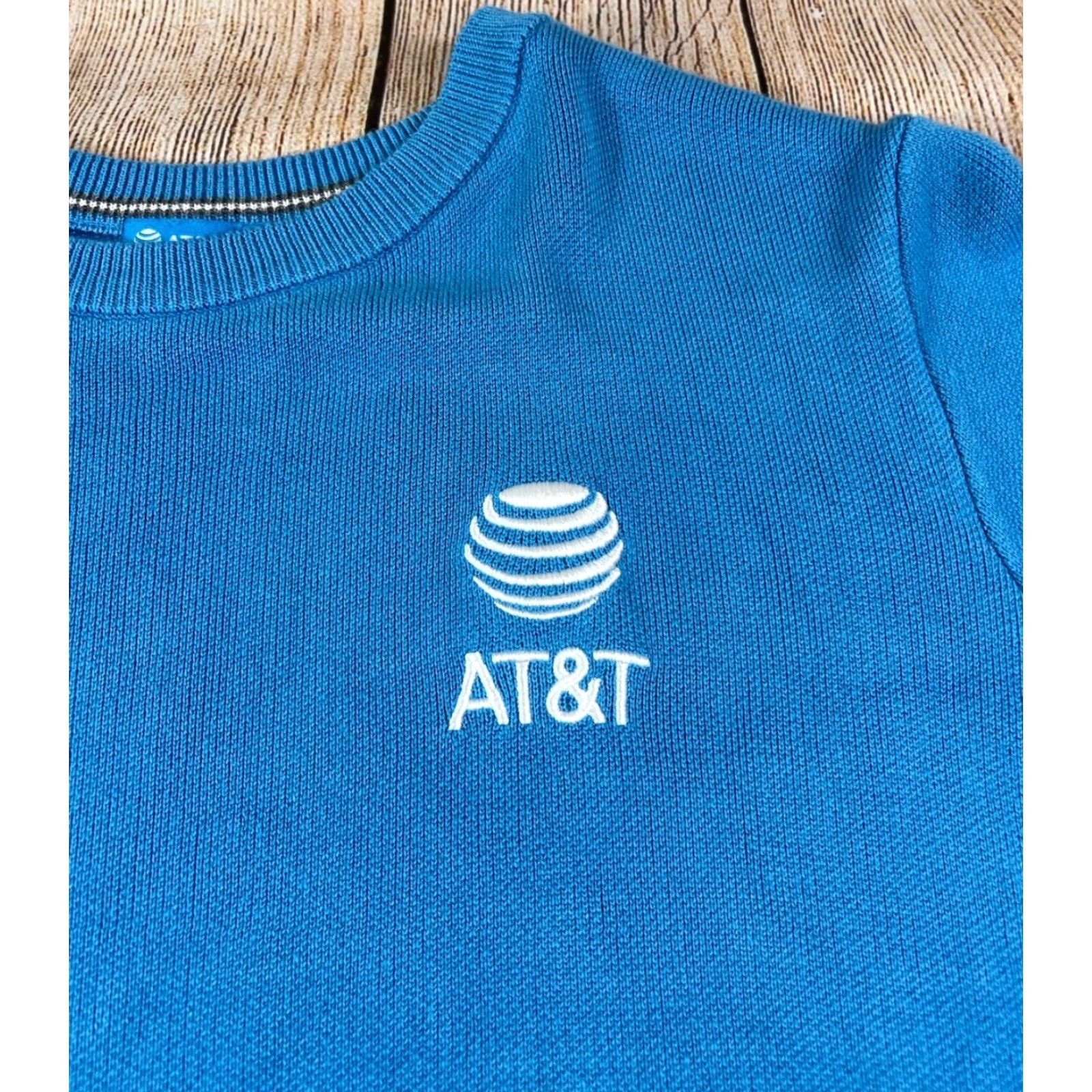 Vintage AT&T Employee Tensley Sweater Blue Grey L Women Pullover Gray Classic Rayon Size Large Size L / US 10 / IT 46 - 3 Thumbnail