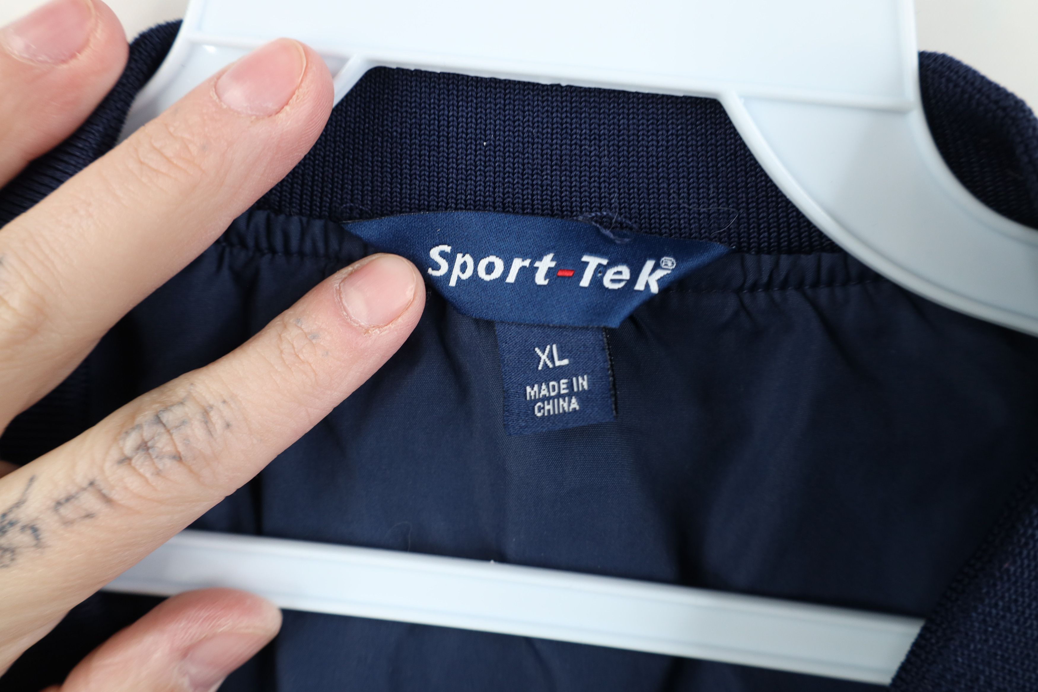 Vintage Vintage Pepsi Co Lined Pullover Windbreaker Jacket Navy Blue Size US XL / EU 56 / 4 - 7 Thumbnail