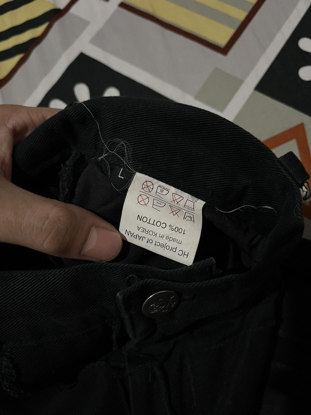 If Six Was Nine × Japanese Brand × Le Grande Bleu (L.G.B.) 🔥Rare Hundred Club Destroy Anarchy Crush Patch Denim Pants Size US 30 / EU 46 - 4 Thumbnail