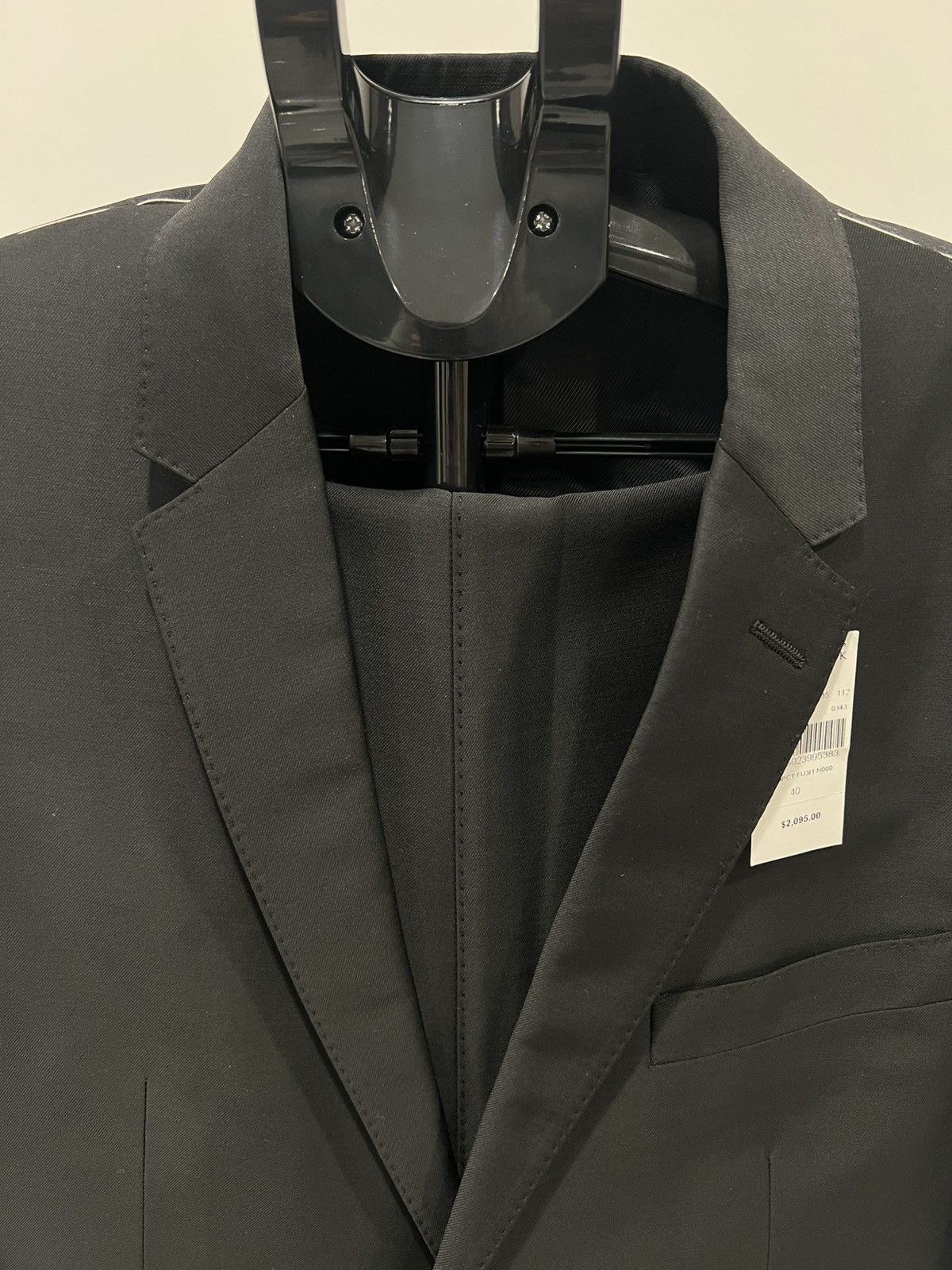 Dolce & Gabbana Dolce & Gabbana Men’s Solid Black 2-Piece Suit 40R US 50R IT Size 40R - 8 Thumbnail