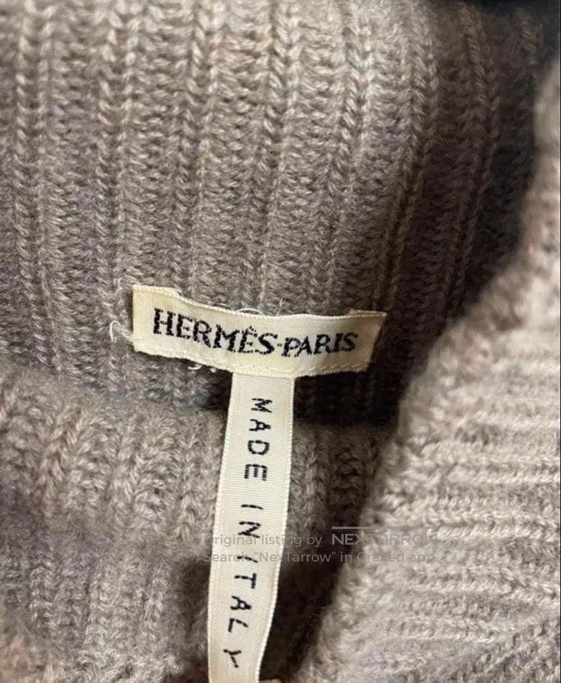 Hermes Hermes Pure Cashmere Knitted Sweater Size L / US 10 / IT 46 - 4 Thumbnail