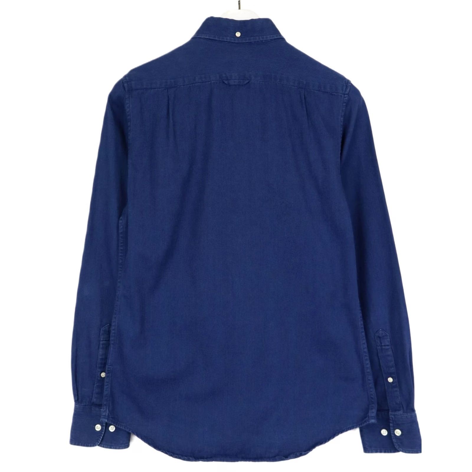 Gant GANT The Indigo Shirt Slim Shirt Men's SMALL Chest Pocket Denim Long Sleeves Size US S / EU 44-46 / 1 - 2 Thumbnail