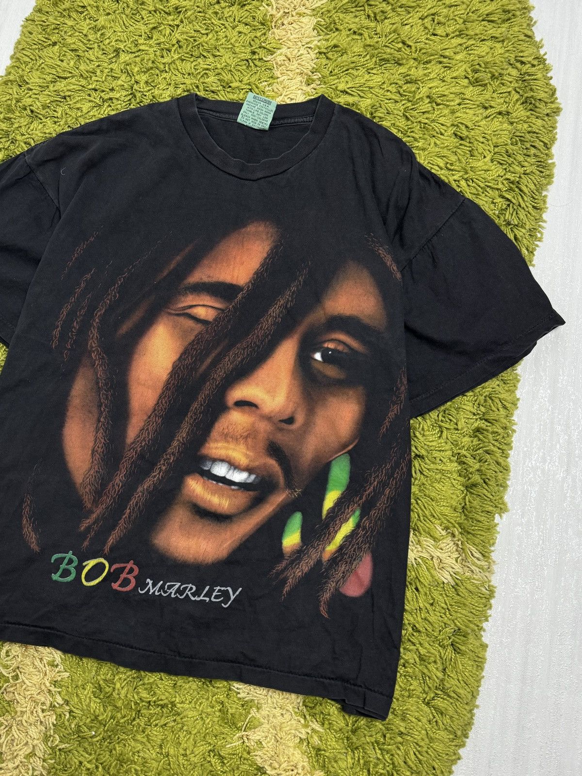 Band Tees × Bob Marley × Vintage Bob Marley 90s vintage t-shirt Size US XL / EU 56 / 4 - 2 Thumbnail