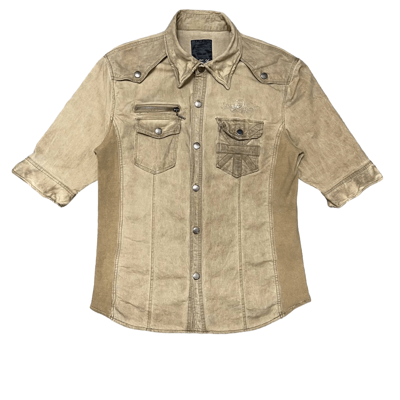 In The Attic Vintage In The Attic Skulls Embroidery Short Sleeve Jacket Size US L / EU 52-54 / 3 - 1 Thumbnail