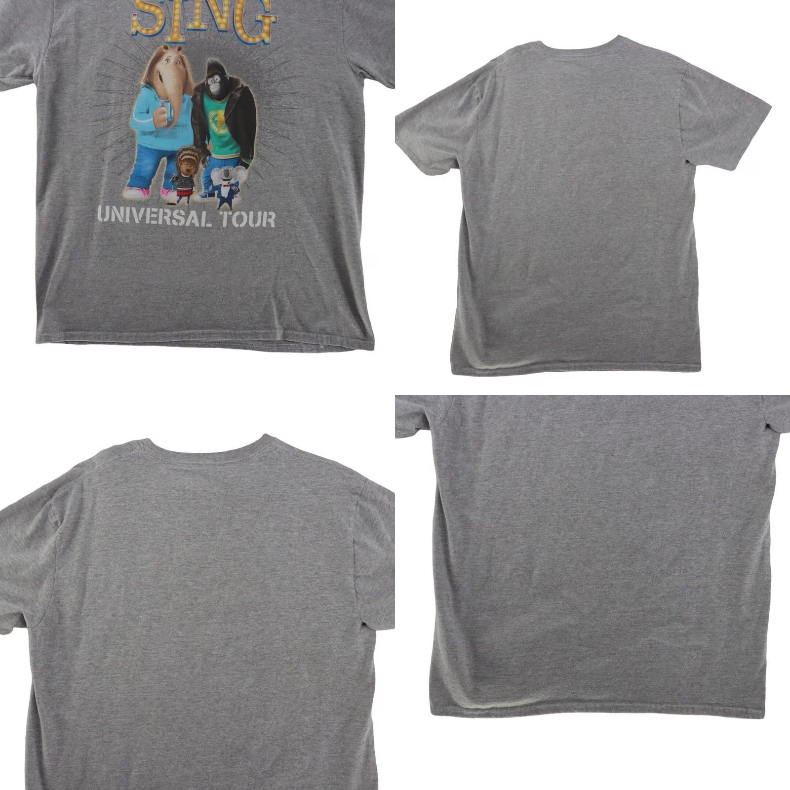 Vintage Universal Studios Sing Movie T-Shirt Mens Large Gray USH Rare Shirt Magnus Size US L / EU 52-54 / 3 - 8 Thumbnail
