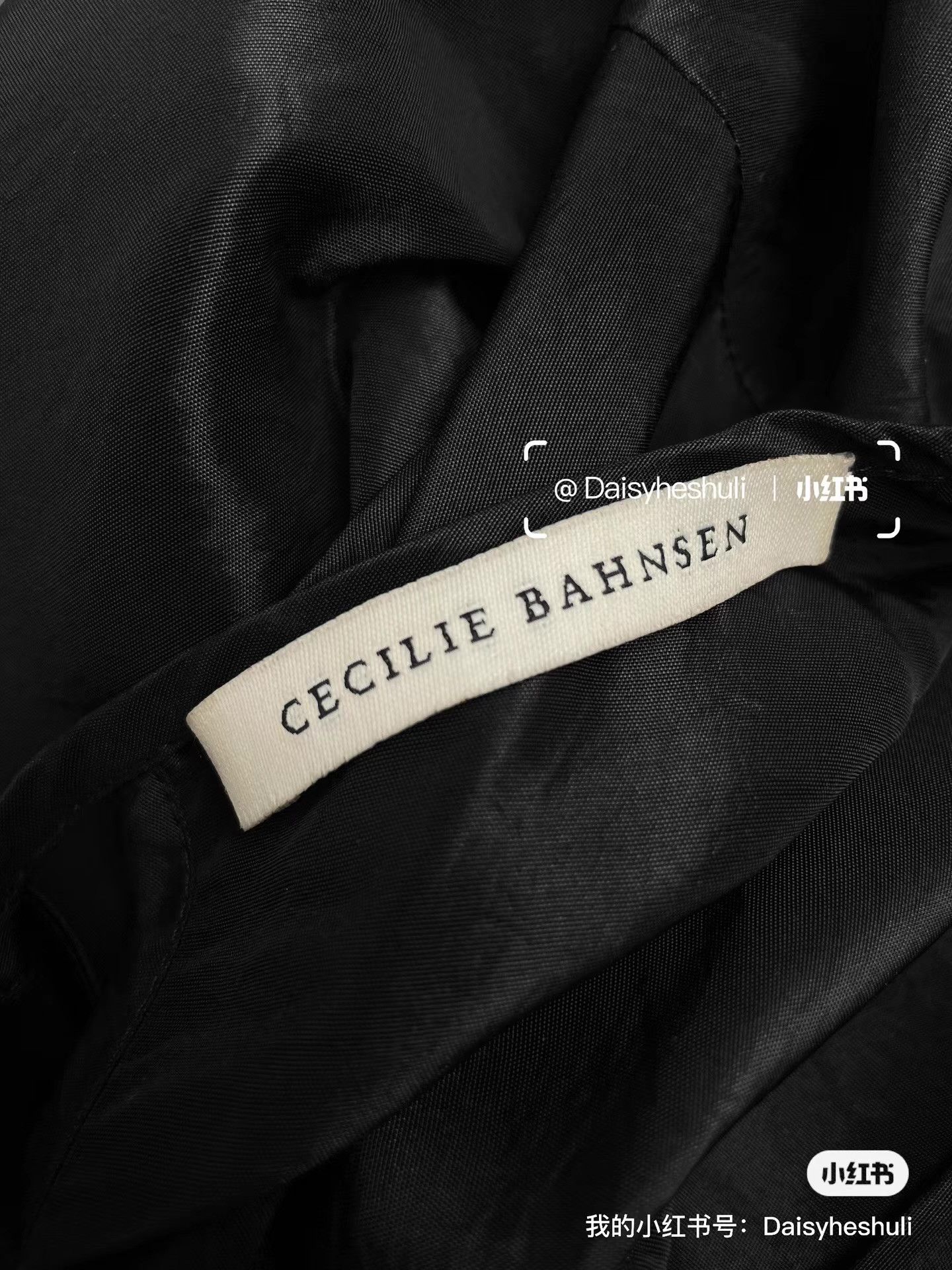 Cecilie Bahnsen Cecilie Bahnsen Designer Black Dress, Hepburn-style Ｑ24 Size M / US 6-8 / IT 42-44 - 2 Thumbnail