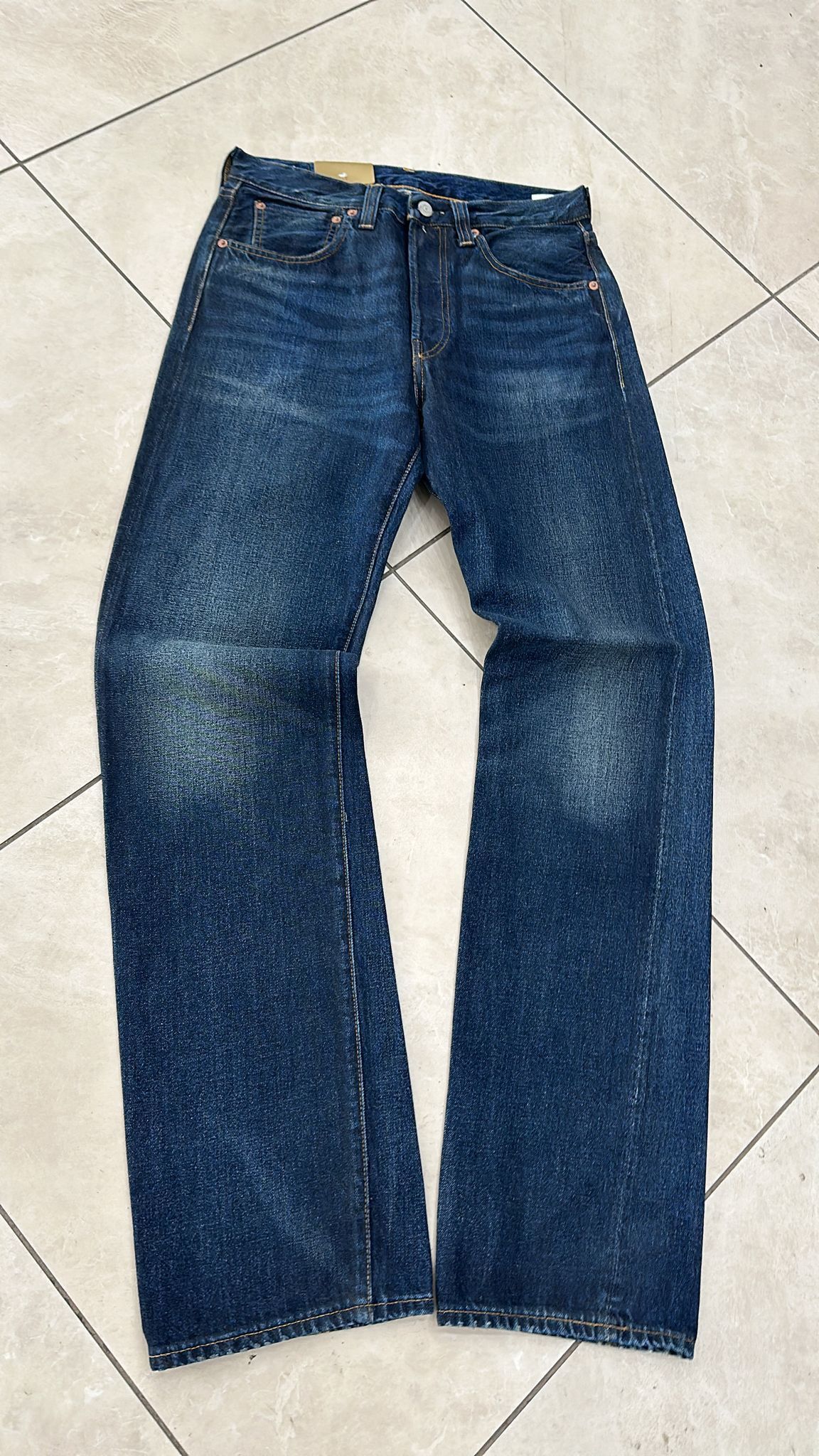 Levi's Vintage Clothing LVC Levi's Vintage Clothing 1947 501XX BigE Selvedge Jeans Size US 30 / EU 46 - 2 Thumbnail