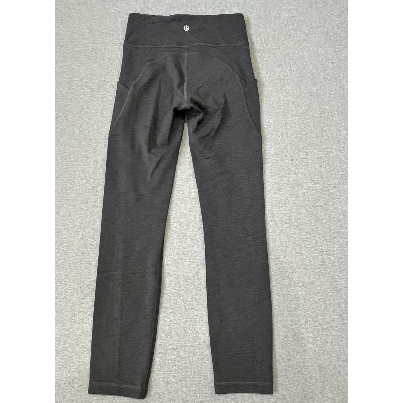 Lululemon Lululemon Leggings Womens 4 Gray Power Thru Rise Tight Nulux Size 27" / US 4 / IT 40 - 2 Thumbnail